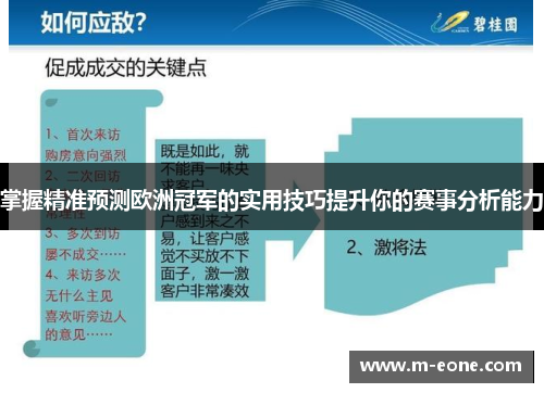 掌握精准预测欧洲冠军的实用技巧提升你的赛事分析能力