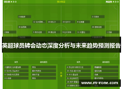 英超球员转会动态深度分析与未来趋势预测报告