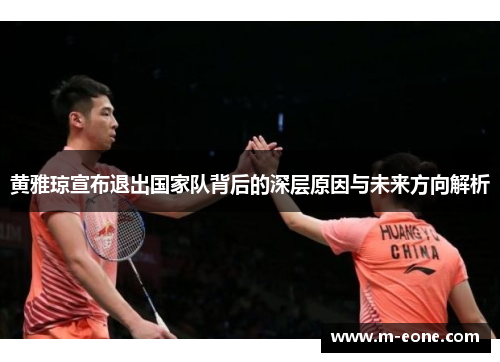 黄雅琼宣布退出国家队背后的深层原因与未来方向解析